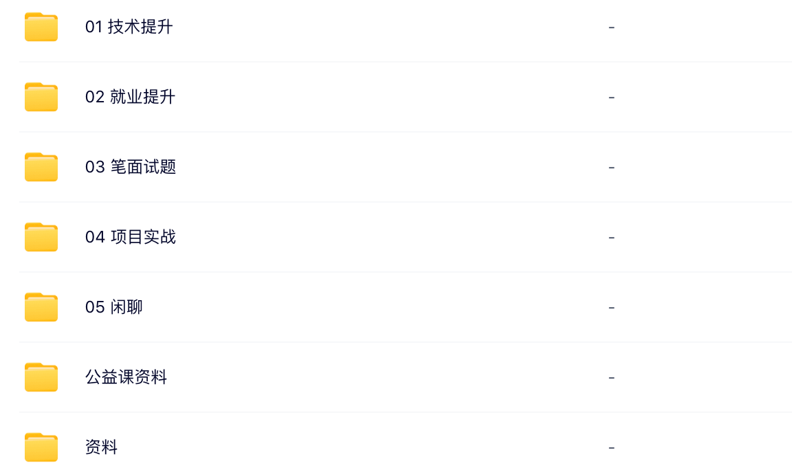 课程目录